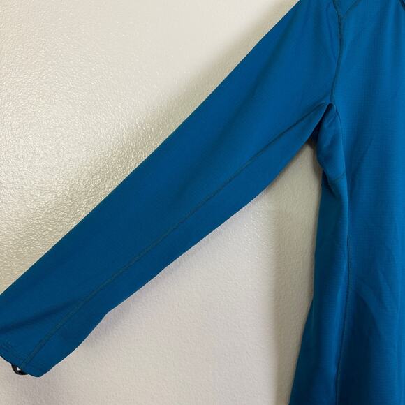 Patagonia Capilene Midweight 1/4 Zip Pullover Womens Medium Blue Long Sleeve * - Picture 8 of 11